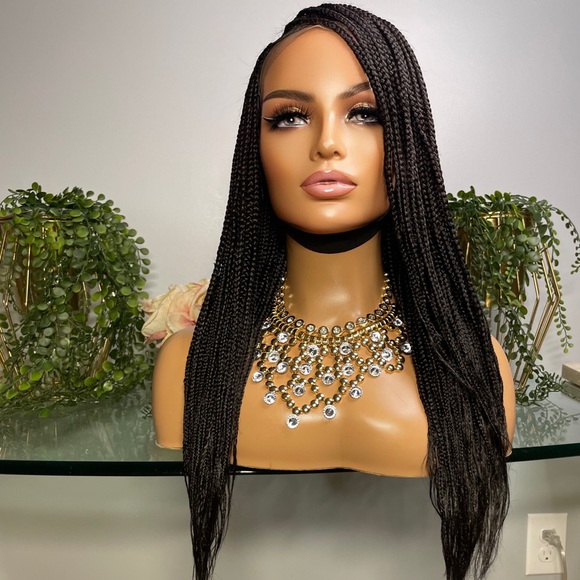 Frontal Knotless Braided Wig - Picture 1 of 5